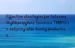 effective strategies for tetramethyldipropylene triamine tmbpa in reducing odor during production