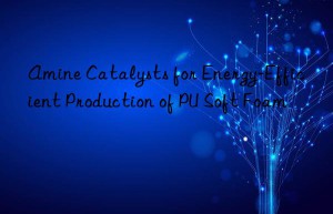 amine catalysts for energy-efficient production of pu soft foam