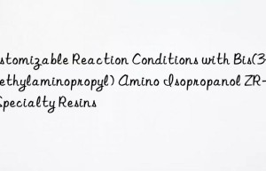 customizable reaction conditions with bis(3-dimethylaminopropyl) amino isopropanol zr-50 in specialty resins