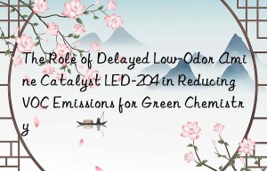 the role of delayed low-odor amine catalyst led-204 in reducing voc emissions for green chemistry