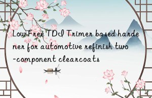 low free tdi trimer based hardener for automotive refinish two-component clearcoats