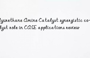 polyurethane amine catalyst synergistic co-catalyst role in case applications review