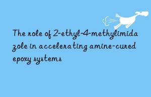 the role of 2-ethyl-4-methylimidazole in accelerating amine-cured epoxy systems