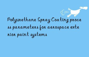 polyurethane spray coating process parameters for aerospace exterior paint systems