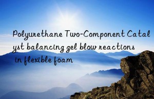 polyurethane two-component catalyst balancing gel blow reactions in flexible foam