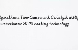 polyurethane two-component catalyst utilized in waterborne 2k pu coating technology