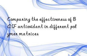 comparing the effectiveness of  antioxidant in different polymer matrices