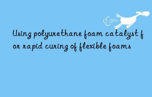 using polyurethane foam catalyst for rapid curing of flexible foams