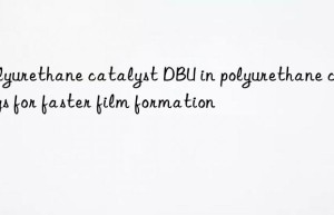 polyurethane catalyst dbu in polyurethane coatings for faster film formation