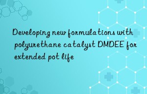 developing new formulations with polyurethane catalyst dmdee for extended pot life