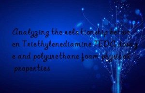 analyzing the relationship between triethylenediamine teda dosage and polyurethane foam physical properties