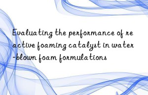 evaluating the performance of reactive foaming catalyst in water-blown foam formulations