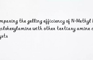 comparing the gelling efficiency of n-methyl dicyclohexylamine with other tertiary amine catalysts
