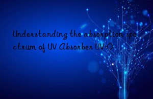understanding the absorption spectrum of uv absorber uv-0