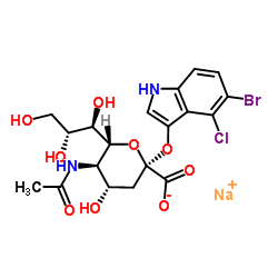 5-bromo-4-chloro-3-indolyl-α-d-n-acetylneuraminic acid sodium salt