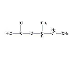sec-butyl acetate structural formula