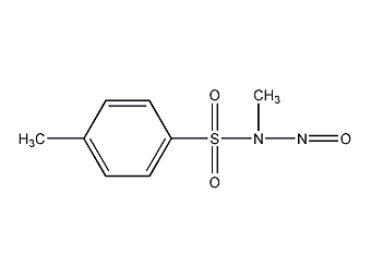 n-methyl-n-nitroso-p-toluenesulfonamide structural formula