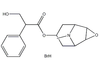 structural formula of scopolamine hydrobromide