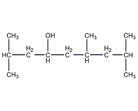 2,6,8-trimethyl-4-nonanol structural formula