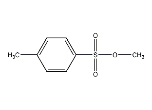 methyl p-toluenesulfonate structural formula