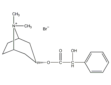 structural formula of homatropine bromide