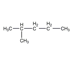2-methylpentane structural formula