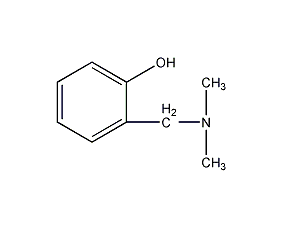 2-dimethylaminomethylphenol structural formula
