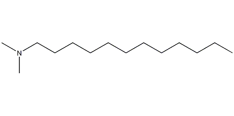 n,n-dimethyllaurylamine structural formula