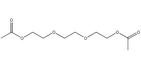 triethylene glycol diacetate structural formula