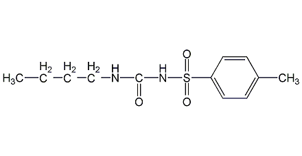 tolbutamide structural formula