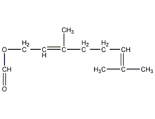 geranyl formate structural formula