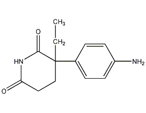 aminoglutamide structural formula
