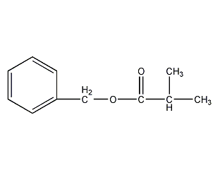 structural formula of benzyl isobutyrate
