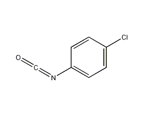 structural formula of p-chlorophenyl isocyanate