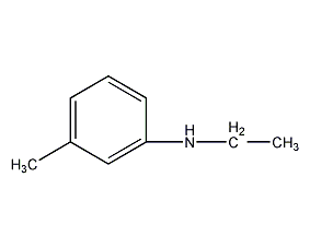 n-ethyl m-toluidine structural formula