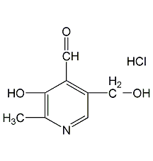 pyridoxal hydrochloride structural formula