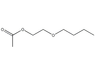 2-butoxyethyl acetate structural formula