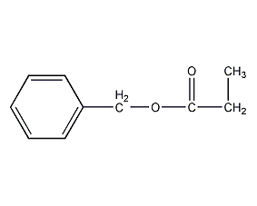 structural formula of benzyl propionate