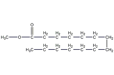 methyl myristate structural formula
