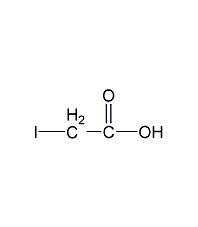 structural formula of iodoacetic acid