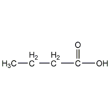 butyric acid structural formula
