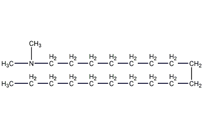 n,n-dimethyloctadecylamine structural formula