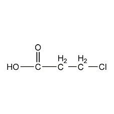 3-chloropropionic acid structural formula