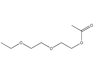 diethylene glycol monoethyl ether acetate structural formula