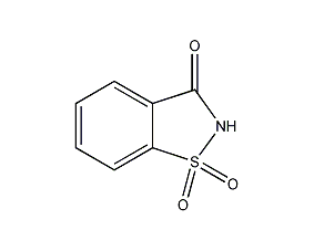saccharin structural formula
