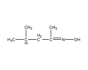 methyl isobutyl ketoxime structural formula