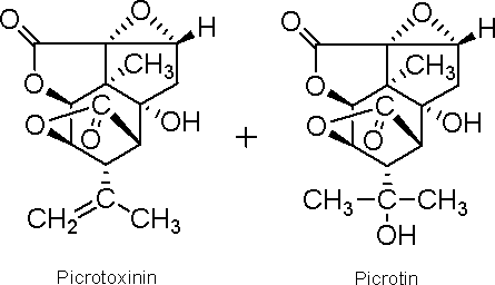 structural formula of picrotoxin
