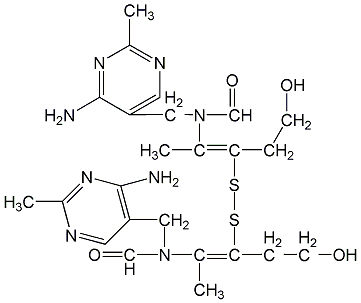 dithiothiamine structural formula
