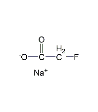 sodium fluoroacetate structural formula
