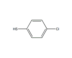 4-chlorothiophenol structural formula